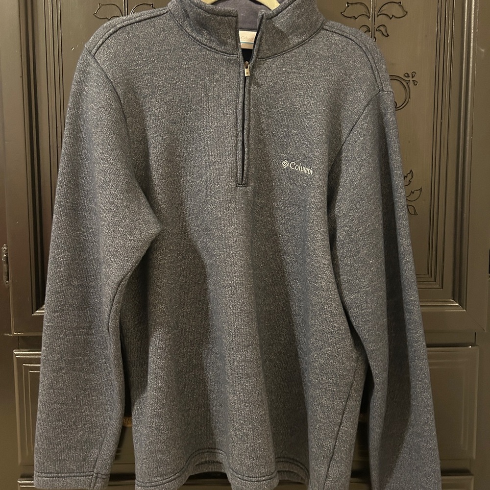 Columbia Men's Blue/Gray Quarter-Zip